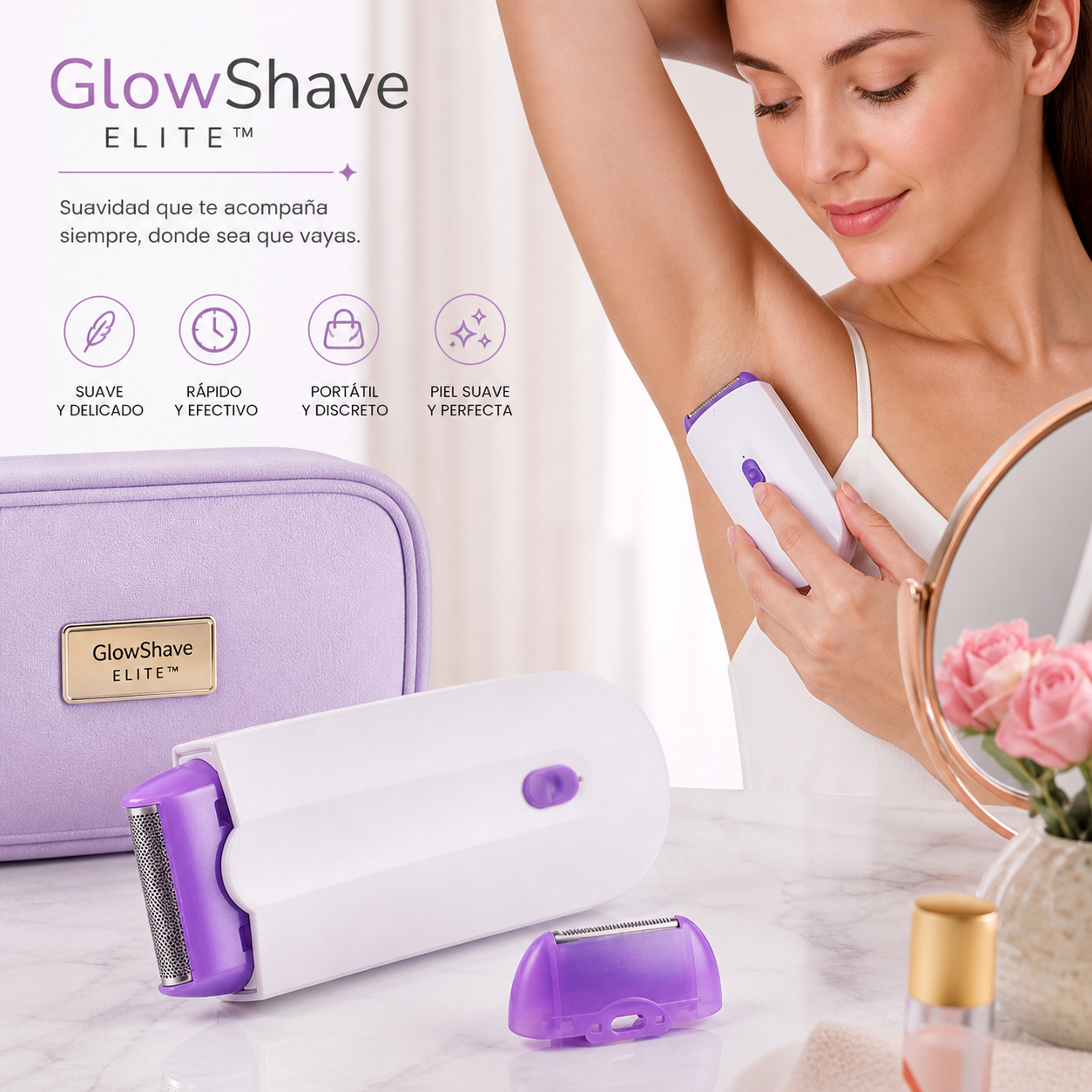 GlowShave Elite™ Depiladora Portatil