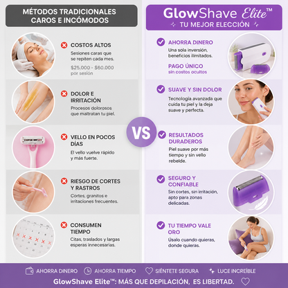 GlowShave Elite™ Depiladora Portatil