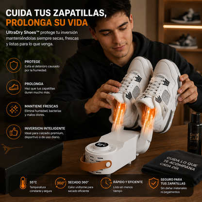 UltraDry Shoes™ Secador de Zapatillas